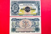 Great Britain 5pound 2nd Series.  ( Uncirculated )