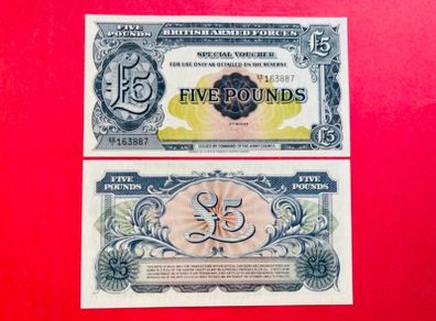 Great Britain 5pound 2nd Series.  ( Uncirculated )