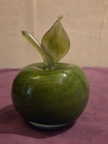 Hand Blown Glass Apple
