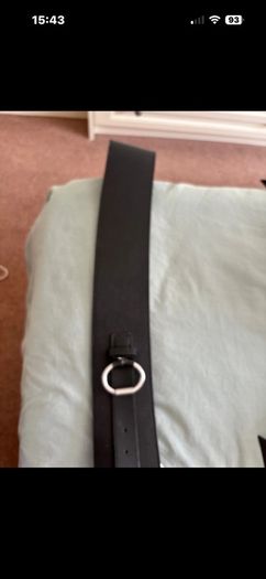 Adjustable leather belt - NWOT
