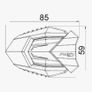 Puig R19 frame sliders 20457N for BMW S1000 XR Image 4