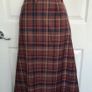 NWT  Wool Blend Checked A-Line Skirt from M&S Autograph size 16 Image 3