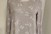 Gina Benotti dusty pink butterflies pattern top size UK10/12 EU38 Postage included
