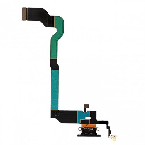 iPhone XS Replacement Charging Port Dock Connector Flex Cable Mic Black