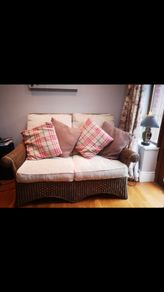 Luxury two seater sofas x2