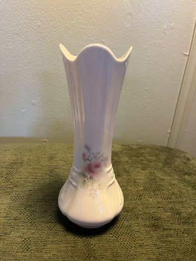 Anysley and Belleek Vases