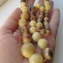 Vintage natural horn beads. Image 5