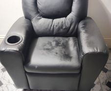 kids leather recliner chair 100e to buy selling 50 ono