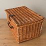 Large Wicker Picnic Hamper Basket with Handle Image 9