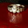 silver Claddagh ring Image 7