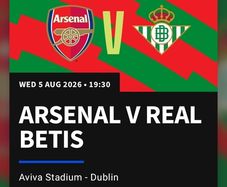 Arsenal Vs Real Betis Aviva Dublin