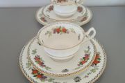 Locarno Samuel Radford Trios For Two Tea Cups Saucers Plates