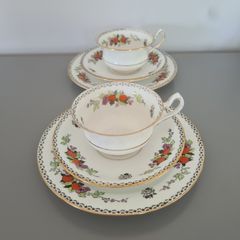 Locarno Samuel Radford Trios For Two Tea Cups Saucers Plates
