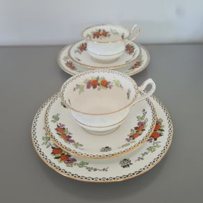 Locarno Samuel Radford Trios For Two Tea Cups Saucers Plates