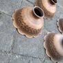 Vintage hammered copper light shades x 6 Image 2