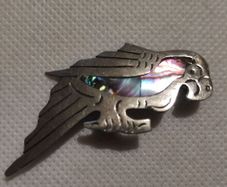 Mexico abalone brooch