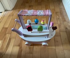 Wooden Ice Cream Trolly