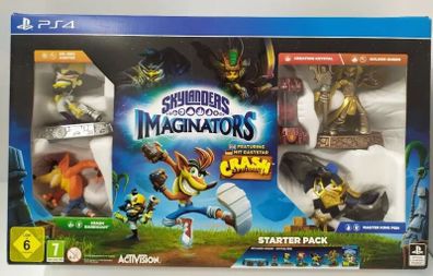 Skylanders Imaginators SPECIAL EDITION starter pack for PS4 PS5 console - CRASH BANDICOOT & DR NEO CORTEX - game disc, portal, 5 items - Playstation game