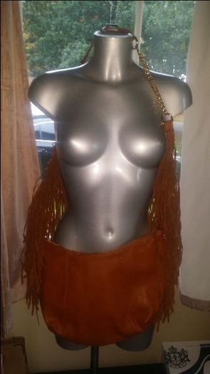 Brand new large cross body shoulder brown fringe bag by Tally Weijl Postage included Read description please