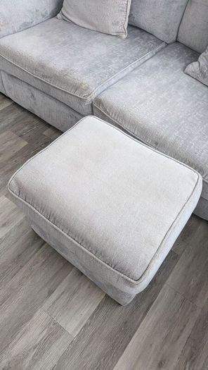 Two Seater Sofa, Swivel Snuggle Chair and Footrest