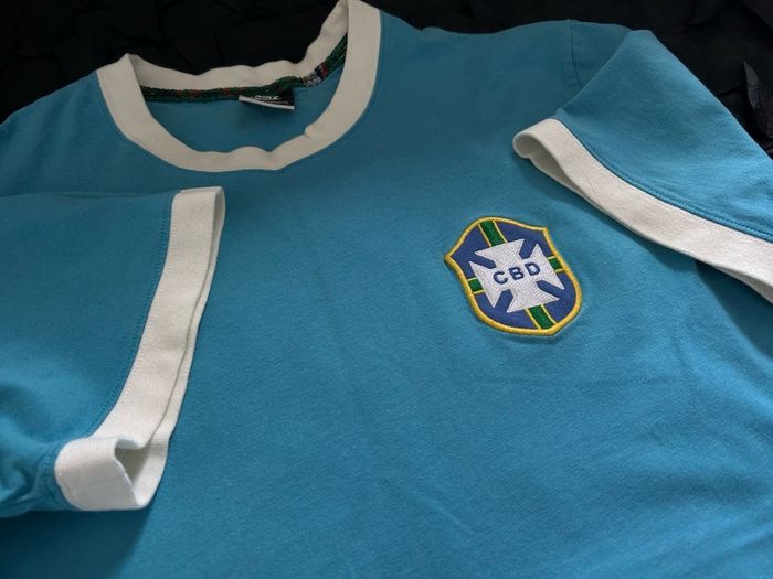 Brazil Pele 1970 retro tribute away jersey shirt World Cup 1970 Nike 10 football