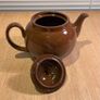 Vintage Brown Betty Rustic Teapot Image 8