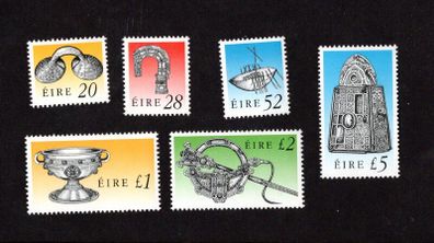 1990-92 Ireland Seventh Definitive Series Irish Heritage and Treasures Enschede set Mint Never Hinged (MNH)