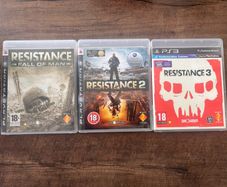Resistance 1,2,3 PS3 Game Bundle