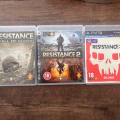 Resistance 1,2,3 PS3 Game Bundle