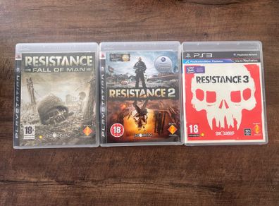 Resistance 1,2,3 PS3 Game Bundle