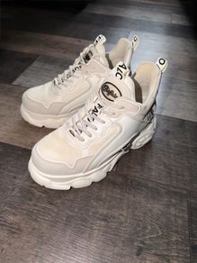 Buffalo London CLD Chai Chunky Platform Trainers White/Off White EU39 UK6