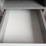 Grey and white desk Image 6