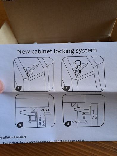 10 Pack Child Safety Cabinet Locks