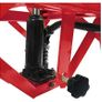 Hydraulic Red Moto Cross Lift XL Lifting Stand + Rollers Image 5