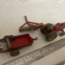 Dinky / Meccano 300/321/322, tractor (sold 30/6/24), spreader and harrow. See advert text for prices. Image 3