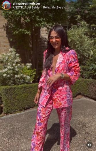 floral suit