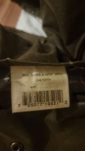 Vintage BARBOUR Classic Beaufort waxed jacket.(A830)