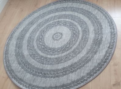 Double Sided Carpet Mat Rug 160cm Diameter