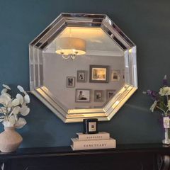 Stunning Large Octagonal Bevelled Mirror