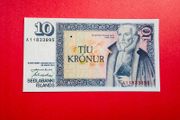 Iceland. 10 Kronur  1961  Pick  48a  ( Uncirculated )