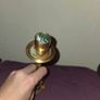 Antique solid brass candle holder Image 4