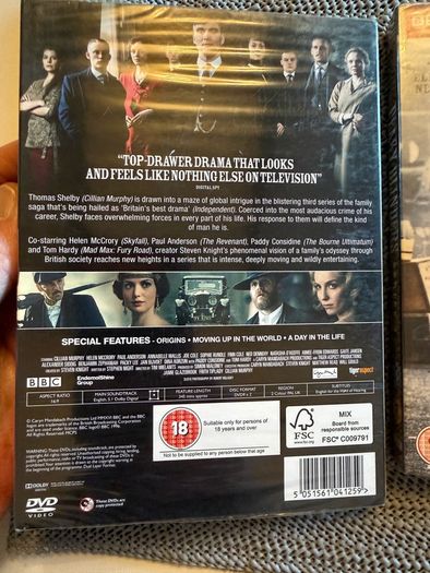 Peaky Blinders - Series 3+4. DVD Sets. Sealed.