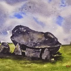 brownshill dolmen watercolour