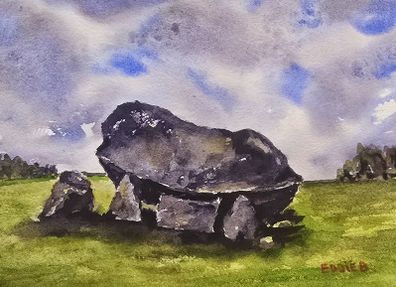 brownshill dolmen watercolour