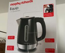 Morphy Richards Equip Stainless Steel Kettle NEW