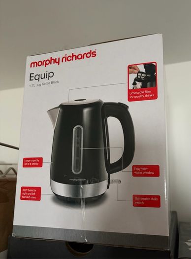 Morphy Richards Equip Stainless Steel Kettle NEW