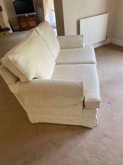 cream sofa