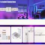 25pcs 2Pin/4 Pin LED Light Strip Connectors Set Including Screw Clips, 8Mm/10Mm 4 Pin LED Connectors, Cuttable T, L Shape PCB Board for SMD 5050 RGB Strip Lights Gapless Connector Image 6