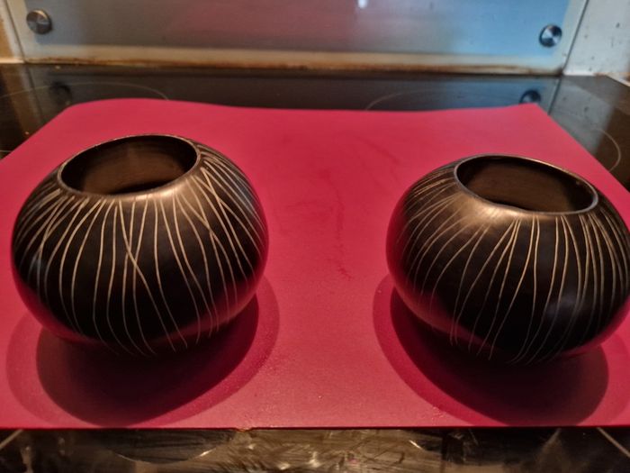 John Rocha Hand Crafted Soap Stone Tea Light Holders