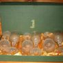 Vintage Harrods Cut Crystal Wine Glasses Set of 6 (Brand New / Unused) Image 4